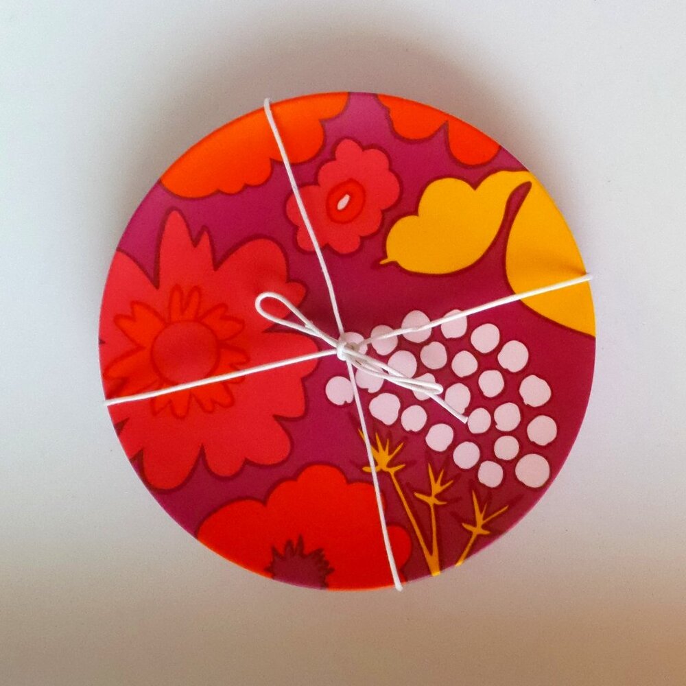 Marimekko salad plates